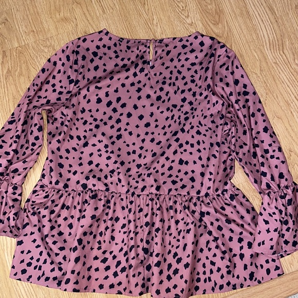 SHEIN fun Patterned 3/4 sleeve blouseNWOT , never worn !! - Picture 4 of 4